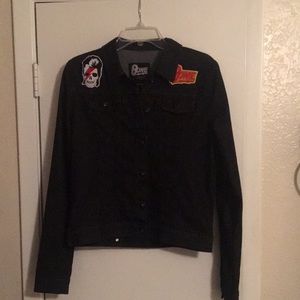 JEAN GENIE Bowie denim jacket from Hot Topic